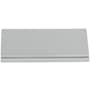 Top Knobs Europa 2 Inch Center to Center Finger Cabinet Pull from the Mercer Series Polished Chrome