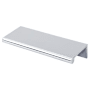Top Knobs Europa 3 Inch Center to Center Finger Cabinet Pull from the Mercer Series - 10 Pack Polished Chrome