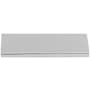 Top Knobs Europa 3 Inch Center to Center Finger Cabinet Pull from the Mercer Series Polished Chrome