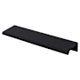 Top Knobs Europa 5 Inch (128 mm) Center to Center Finger Cabinet Pull from the Mercer Series - 10 Pack Black