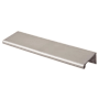 Top Knobs Europa 5 Inch (128 mm) Center to Center Finger Cabinet Pull from the Mercer Series - 10 Pack Brushed Satin Nickel