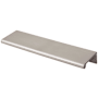 Top Knobs Europa 5 Inch Center to Center Finger Cabinet Pull from the Mercer Series Brushed Satin Nickel