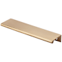 Top Knobs Europa 5 Inch Center to Center Finger Cabinet Pull from the Mercer Series Honey Bronze