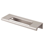 Top Knobs Europa 3-3/4 Inch Center to Center Finger Cabinet Pull from the Mercer Series - 10 Pack Brushed Satin Nickel