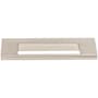 Top Knobs Europa 3-3/4 Inch Center to Center Finger Cabinet Pull from the Mercer Series Brushed Satin Nickel