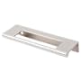Top Knobs Europa 3-3/4 Inch Center to Center Finger Cabinet Pull from the Mercer Series - 10 Pack Polished Nickel