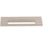 Top Knobs Europa 3-3/4 Inch Center to Center Finger Cabinet Pull from the Mercer Series Polished Nickel
