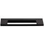 Top Knobs Europa 5 Inch Center to Center Finger Cabinet Pull from the Mercer Series Black