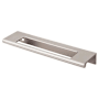 Top Knobs Europa 5 Inch (128 mm) Center to Center Finger Cabinet Pull from the Mercer Series - 25 Pack Brushed Satin Nickel