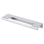 Top Knobs Europa 5 Inch (128 mm) Center to Center Finger Cabinet Pull from the Mercer Series - 25 Pack Polished Chrome