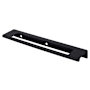 Top Knobs Europa 6 Inch Center to Center Finger Cabinet Pull from the Mercer Series - 10 Pack Black