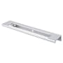 Top Knobs Europa 6 Inch Center to Center Finger Cabinet Pull from the Mercer Series - 25 Pack Polished Chrome