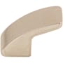 Top Knobs Thumb 1-1/4 Inch Long Finger Cabinet Pull from the Sanctuary Collection Polished Nickel
