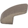 Top Knobs Thumb 1-1/4 Inch Long Finger Cabinet Pull from the Sanctuary Collection Pewter Antique