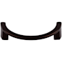 Top Knobs Half Circle 3-1/2 Inch Center to Center Handle Cabinet Pull from the Sanctuary Collection Oil Rubbed Bronze