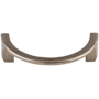 Top Knobs Half Circle 3-1/2 Inch Center to Center Handle Cabinet Pull from the Sanctuary Collection Pewter Antique