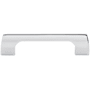 Top Knobs Holland 3-3/4 Inch Center to Center Handle Cabinet Pull from the Mercer Series Polished Chrome