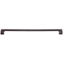 Top Knobs Holland 12 Inch Center to Center Handle Cabinet Pull from the Mercer Series Sable