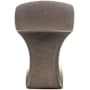 Top Knobs Glacier 3/4 Inch Square Cabinet Knob from the Mercer Collection Ash Gray