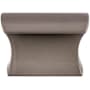 Top Knobs Glacier 1-1/2 Inch Long Rectangular Cabinet Knob from the Mercer Series Ash Gray