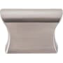 Top Knobs Glacier 1-1/2 Inch Rectangular Cabinet Knob from the Mercer Collection Brushed Satin Nickel