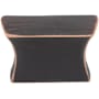 Top Knobs Glacier 1-1/2 Inch Long Rectangular Cabinet Knob from the Mercer Series Umbrio