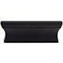 Top Knobs Glacier 2 Inch Center to Center Rectangular Cabinet Pull from the Mercer Series Black