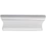 Top Knobs Glacier 2 Inch Center to Center Rectangular Cabinet Pull from the Mercer Series Polished Chrome