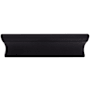 Top Knobs Glacier 3 Inch Center to Center Rectangular Cabinet Pull from the Mercer Series Black