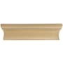 Top Knobs Glacier 3 Inch Center to Center Rectangular Cabinet Pull from the Mercer Series Honey Bronze