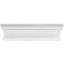 Top Knobs Glacier 3 Inch Center to Center Rectangular Cabinet Pull from the Mercer Series Polished Chrome