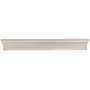Top Knobs Glacier 6 Inch Center to Center Rectangular Cabinet Pull from the Mercer Series Brushed Satin Nickel