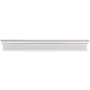 Top Knobs Glacier 6 Inch Center to Center Rectangular Cabinet Pull from the Mercer Series Polished Chrome