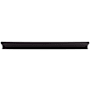 Top Knobs Glacier 9-15/16 Inch Center to Center Rectangular Cabinet Pull from the Mercer Series Black