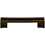 Top Knobs Flat 3-1/2 Inch Center to Center Handle Cabinet Pull from the Sanctuary Collection German Bronze