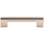 Top Knobs Flat 3-1/2 Inch Center to Center Handle Cabinet Pull from the Sanctuary Collection Polished Nickel