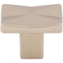 Top Knobs Quilted 1-1/4 Inch Rectangular Cabinet Knob from the Mercer Collection Polished Nickel