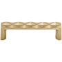 Top Knobs Quilted 3-3/4 Inch Center to Center Handle Cabinet Pull from the Mercer Series Honey Bronze