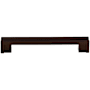 Top Knobs Flat 5 Inch Center to Center Handle Cabinet Pull from the Sanctuary Collection Oil Rubbed Bronze