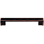 Top Knobs Flat 5 Inch Center to Center Handle Cabinet Pull from the Sanctuary Collection Tuscan Bronze
