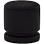 Top Knobs Oval 1 Inch Oval Cabinet Knob from the Sanctuary Collection Flat Black
