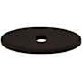 Top Knobs 1-1/4 Inch Small Oval Cabinet Knob Backplate from the Sanctuary Series Oil Rubbed Bronze