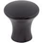 Top Knobs Oculus 7/8 Inch Mushroom Cabinet Knob from the Mercer Collection Black
