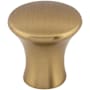 Top Knobs Oculus 7/8 Inch Mushroom Cabinet Knob from the Mercer Collection Honey Bronze