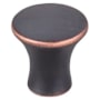 Top Knobs Oculus 7/8 Inch Mushroom Cabinet Knob from the Mercer Collection Umbrio