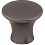 Top Knobs Oculus 1-1/8 Inch Mushroom Cabinet Knob from the Mercer Collection Ash Gray