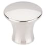 Top Knobs Oculus 1-1/8 Inch Mushroom Cabinet Knob from the Mercer Collection Polished Nickel