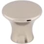 Top Knobs Oculus 1-1/8 Inch Mushroom Cabinet Knob from the Mercer Collection Polished Nickel