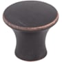 Top Knobs Oculus 1-1/8 Inch Mushroom Cabinet Knob from the Mercer Collection Umbrio