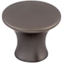 Top Knobs Oculus 1-5/16 Inch Mushroom Cabinet Knob from the Mercer Collection Ash Gray